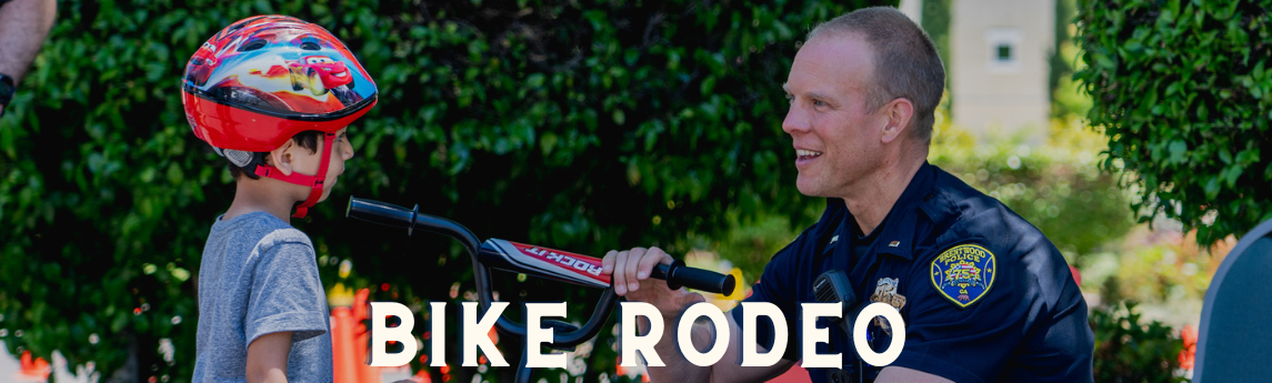 PD Bike Rodeo - Banner